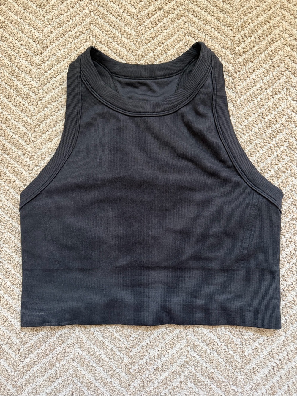 DSG black crop tank